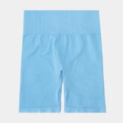 Aiya Rib Knit Shorts Womens Shorts (Blue)