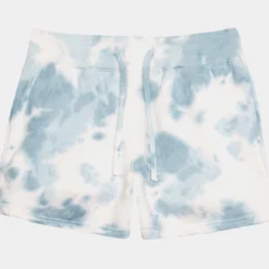 Erica Fleece Shorts Womens Shorts (White/Blue)