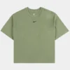 Nike NSW Essentials Boxy Womens Short Sleeve Shirt (Green)