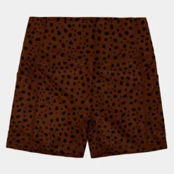 Skylar Biker Shorts Womens Shorts (Brown)