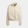 ADIDAS Corduroy Fleece Mix Womens Jacket (Beige)