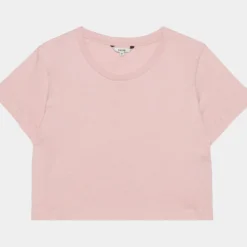 Carine Crop Top Womens Tshirt (Pink)