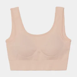 Eva Rib Knit Top Womens Top (Beige)