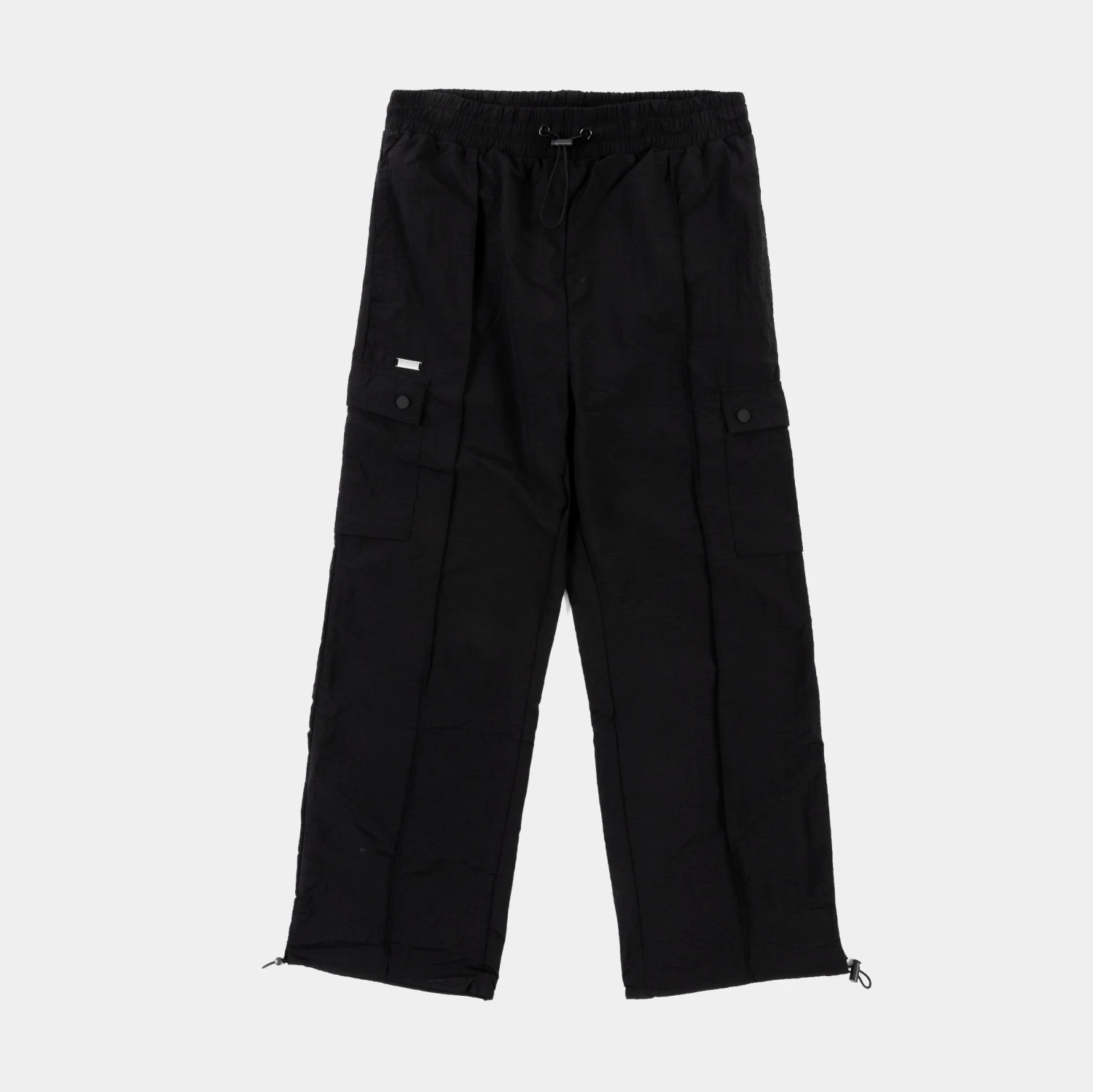 Windbreaker Cargo Womens Pants (Black) 1 Windbreaker Cargo Womens Pants (Black)