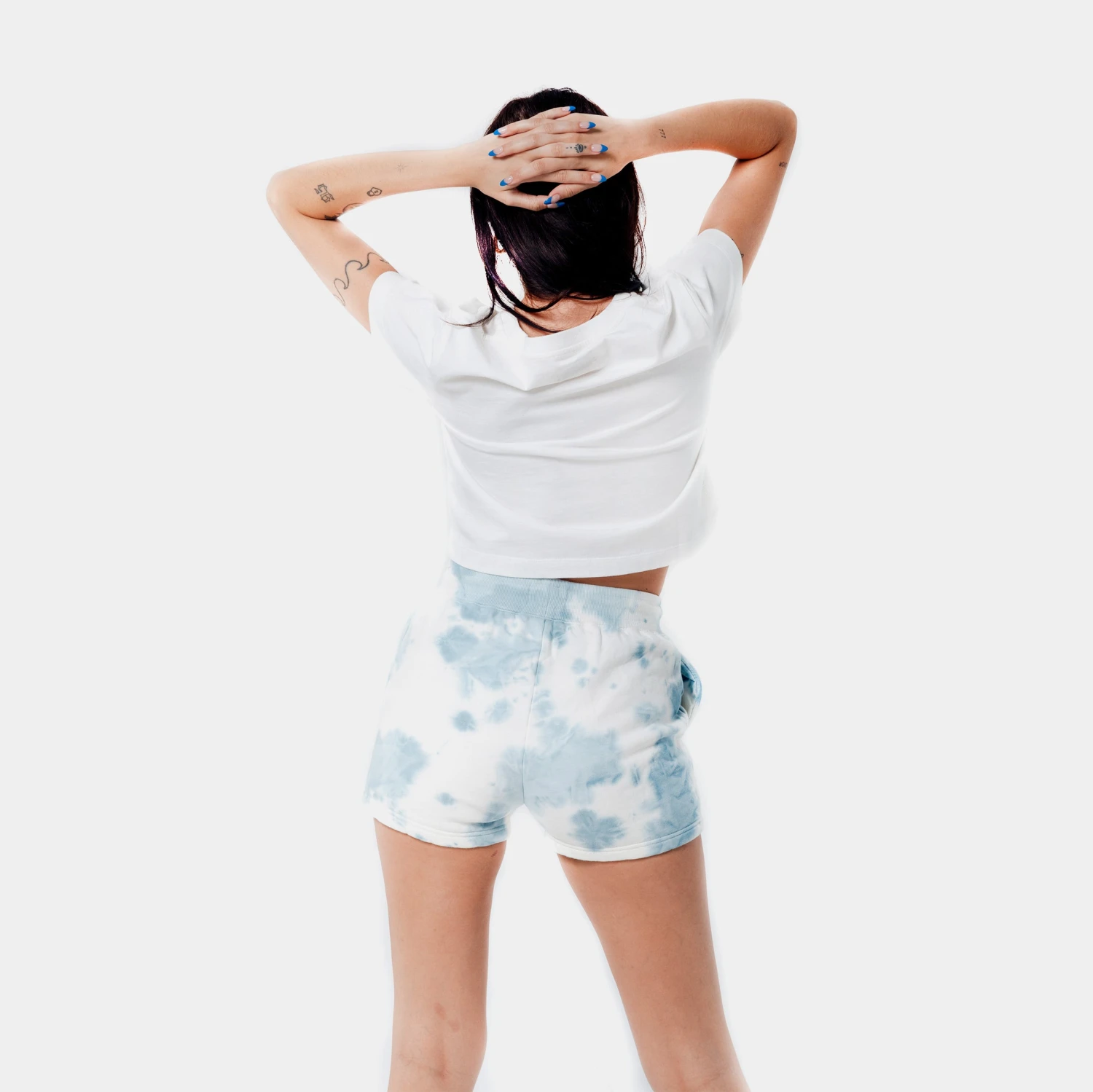 Carine Crop Washed Womens T-Shirt (Black) 5 Carine Crop Washed Womens T-Shirt (Black) - Image 5