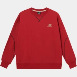 NB Athletics Lunar New Year French Terry Womens Crewneck (Red)
