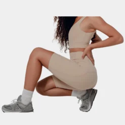 Shayla Biker Shorts Womens Shorts (Beige) -Wearzora Sales 1f25102cec1417694dc2e46e782b186a