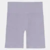 Aiya Rib Knit Womens Shorts (Purple)