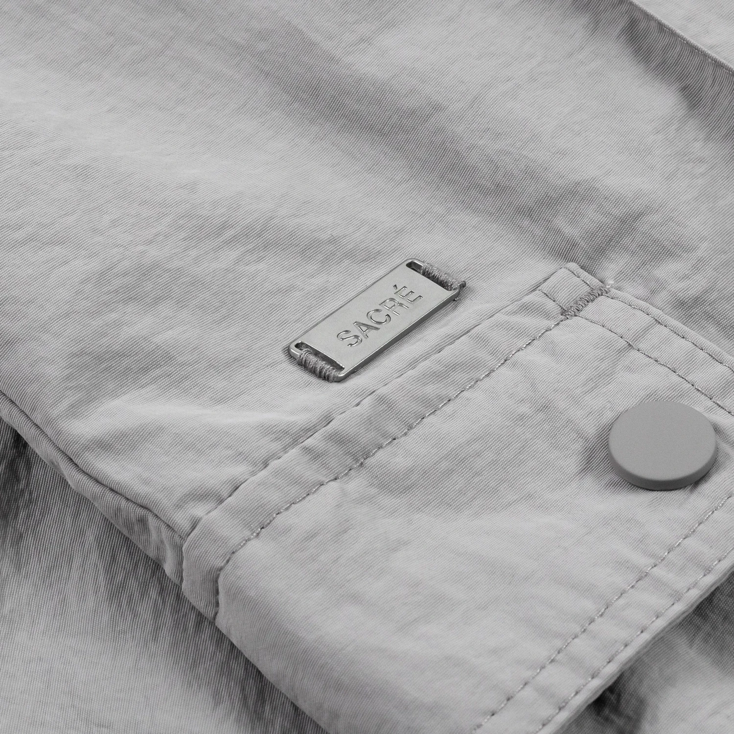 Windbreaker Cargo Womens Pants (Grey) 3 Windbreaker Cargo Womens Pants (Grey) - Image 3