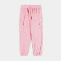 Nike NSW Club Fleece Cargo Womens Pants (Pink/White)