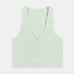 Avery Tank Womens Short Sleeve Shirt (Sage)