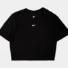 Nike Essential Slim Crop Womens Short Sleeve Shirt (Black)