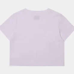 Carine Crop Womens T-Shirt (Purple) -Wearzora Sales 41bb5f019669187aa1419fdc08cbd55a