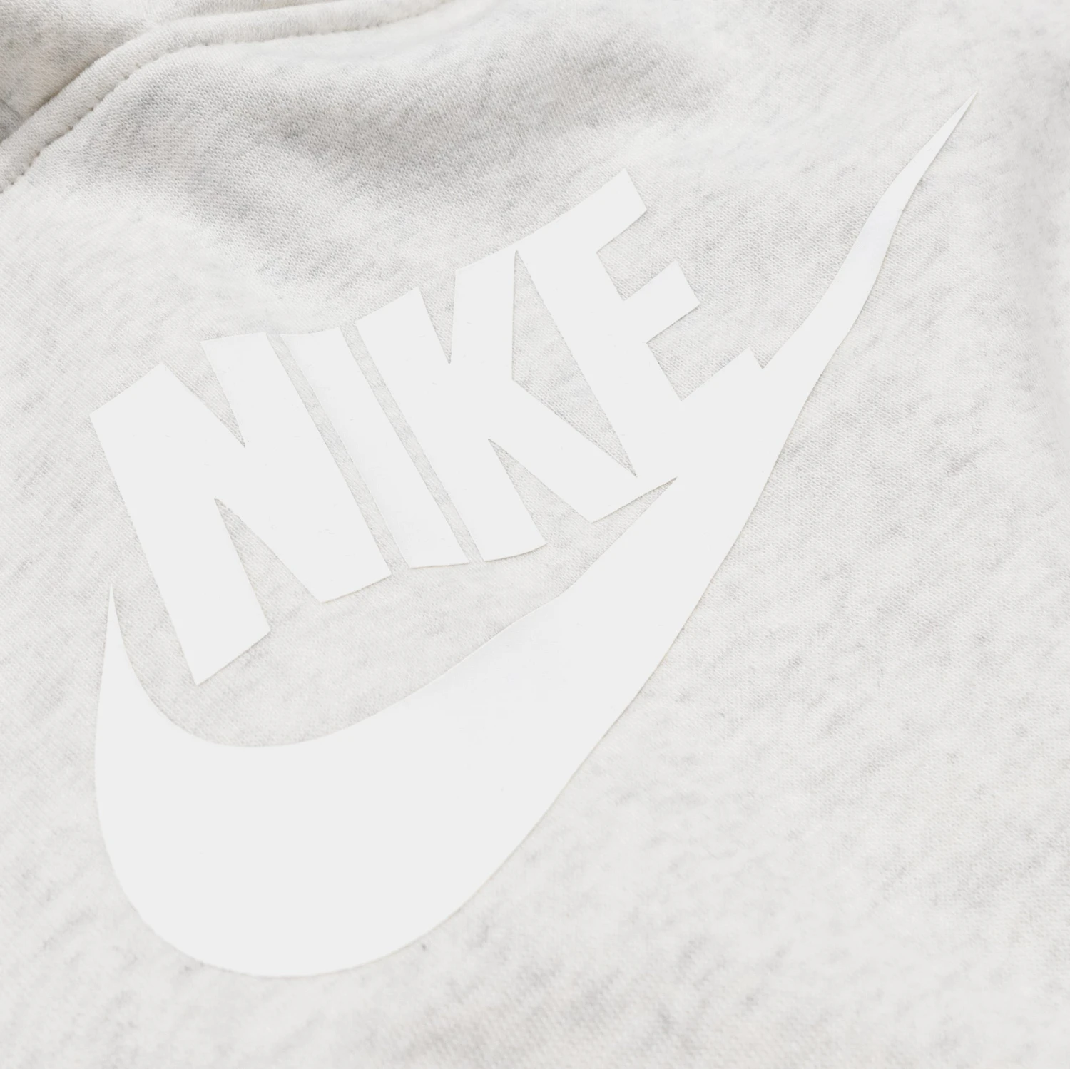 Nike NSW Club Fleece Crop Womens Hoodie (White) 2 Nike NSW Club Fleece Crop Womens Hoodie (White) - Image 2