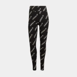 ADIDAS Logomania Leggings Womens Pants (Black)