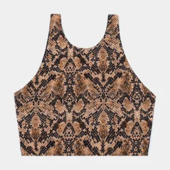 Ella Reversaile Tank Womens Top (Brown)