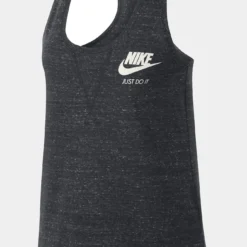 Nike Sportswear Gym Vintage Womens Tank (Black/Grey)