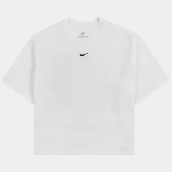 Nike NSW Essentials Boxy Womens Short Sleeve Shirt (White)