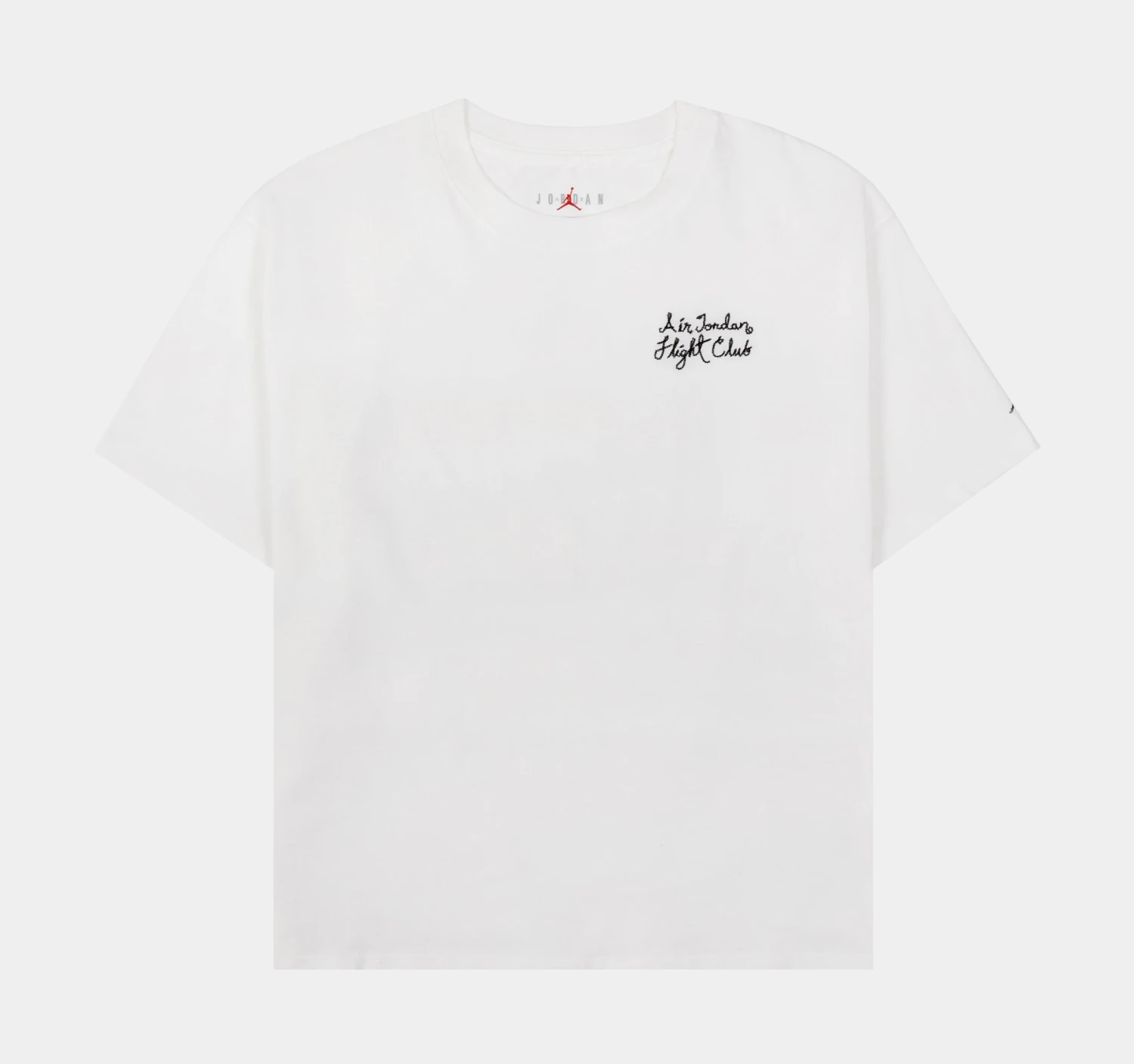 Jordan Club Core Womens Short Sleeve Shirt (White) 1 Jordan Club Core Womens Short Sleeve Shirt (White)