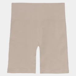 Aiya Rib Knit Womens Shorts (Tan/Beige)