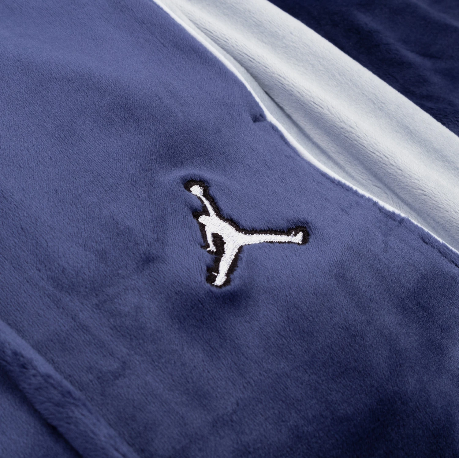 Jordan Flight Velour Wide Leg Womens Pants (Blue) 2 Jordan Flight Velour Wide Leg Womens Pants (Blue) - Image 2