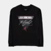 Jordan Flight GFX Womens Long Sleeve Shirt (Black)