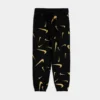 Nike Fleece High Waisted Joggers Womens Pants (Black/Yellow)