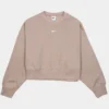Nike NSW Phoenix Fleece Womens Crew (Beige)