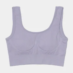 Sacre Eva Rib Knit Womens T-Shirt (Purple)