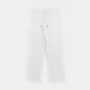 Juicy Couture OG Bling Velour Track Womens Pants (White)