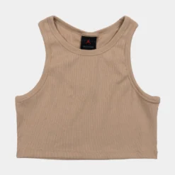 Jordan Flight Tank Womens Short Sleeve Shirt (Beige)