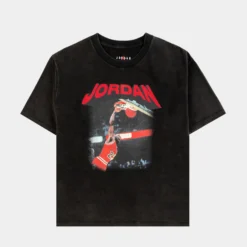 Jordan Heritage GFX Womens Short Sleeve Shirt (Black)