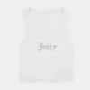Juicy Couture Bling U Neck Womens Tank Top (White)