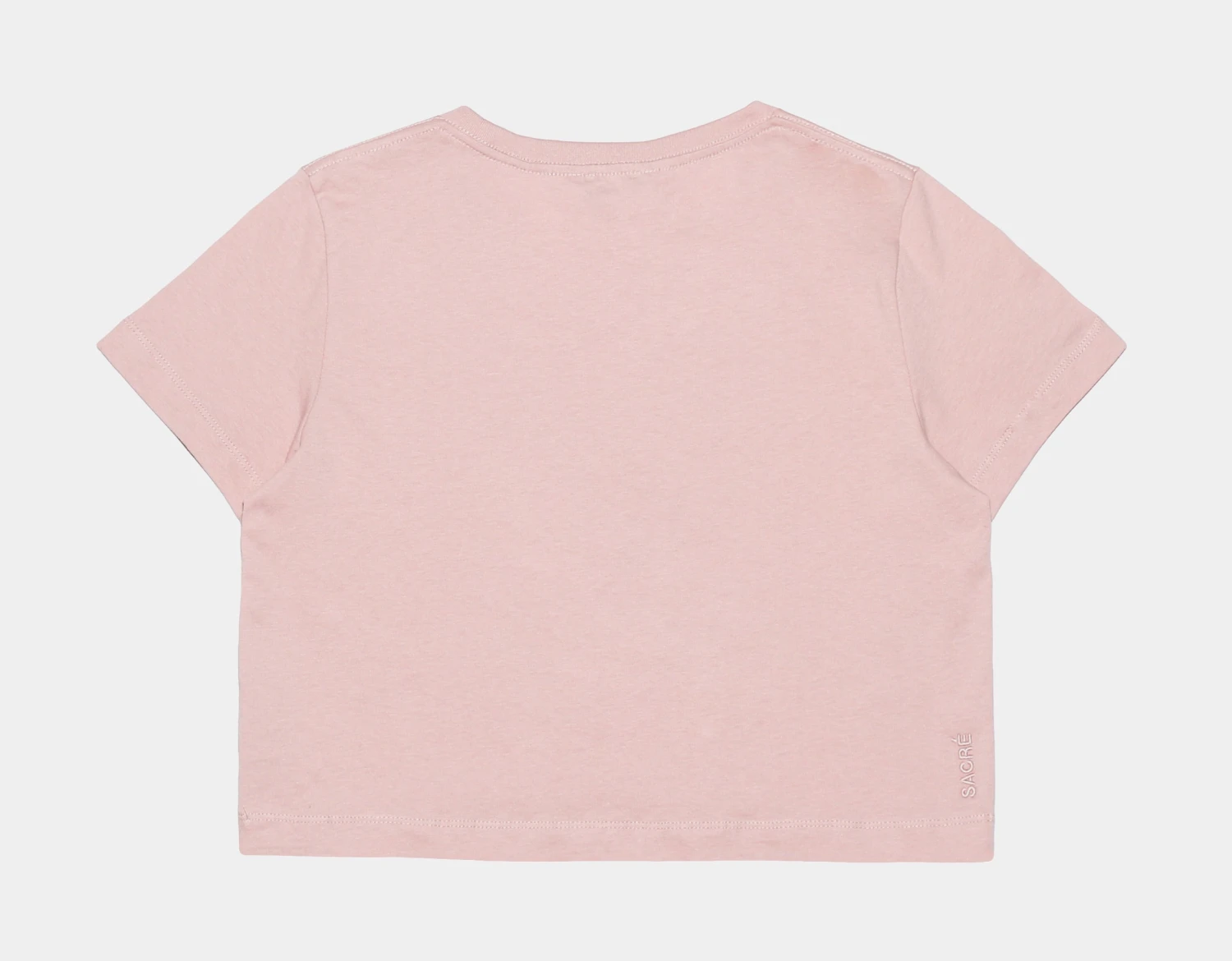 Carine Crop Top Womens Tshirt (Pink) 2 Carine Crop Top Womens Tshirt (Pink) - Image 2