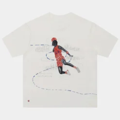 Jordan Artist Series By Parker Duncan Womens Short Sleeve Shirt (White)