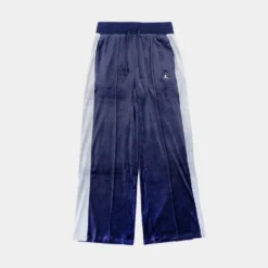 Jordan Flight Velour Wide Leg Womens Pants (Blue)