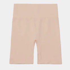 Aiya Rib Knit Shorts Womens Shorts (Beige)